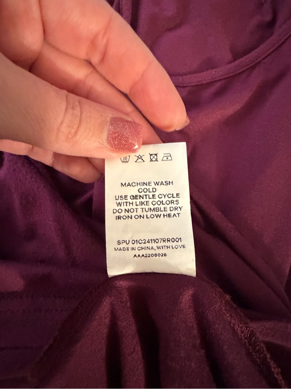 BloomChic Twist-Front Sleeveless Tank in Plum SIZE US 18-20 DEEP PURPLERED - Picture 8 of 9
